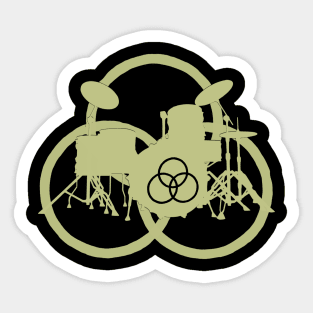 Drums Bonzo Moby Drummer Drumset Drumkit Symbol Gifts For Drummers Sticker